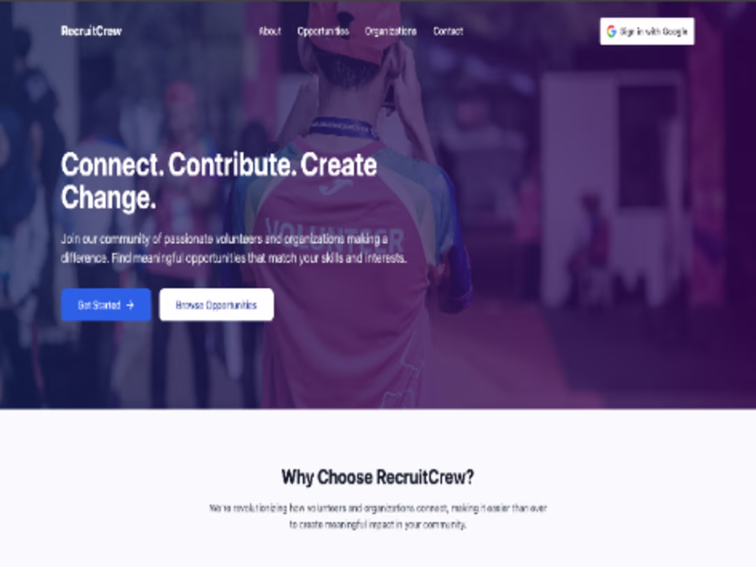Cover image for Recruit Crew
AI recruitment platform with