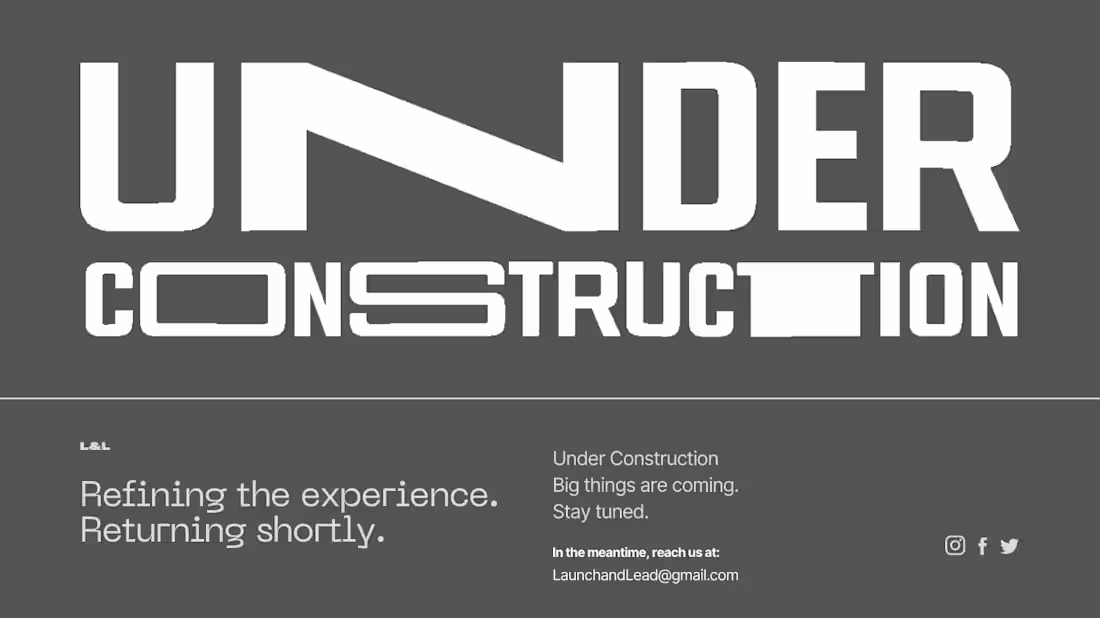 Cover image for Coming soon website page