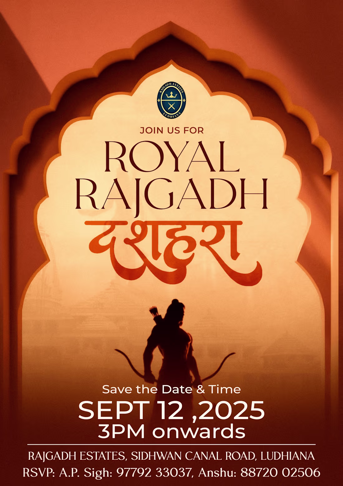 Cover image for Royal Raigadh Dussehra – Event Poster Design