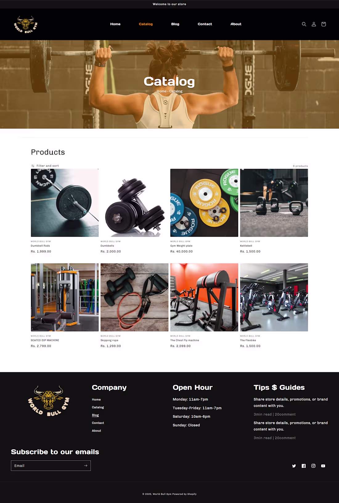 Cover image for Gym Website