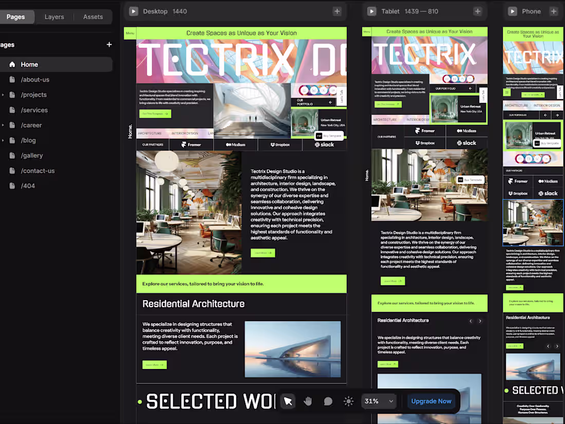 Cover image for Framer Landing Page