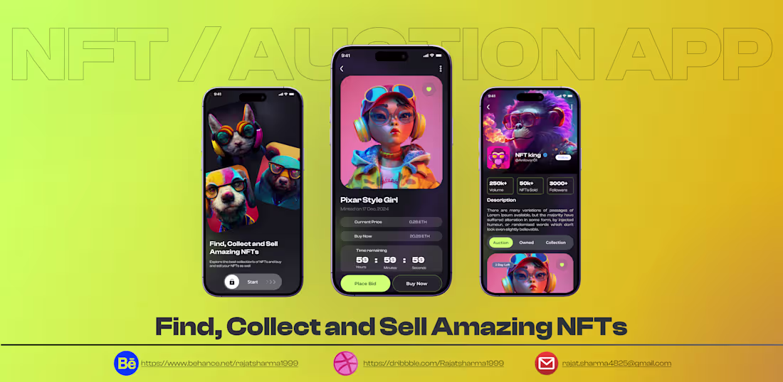 Cover image for NFT Auction App