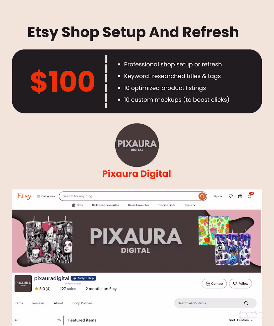 Cover image for 100$ Shop Setup Pakage