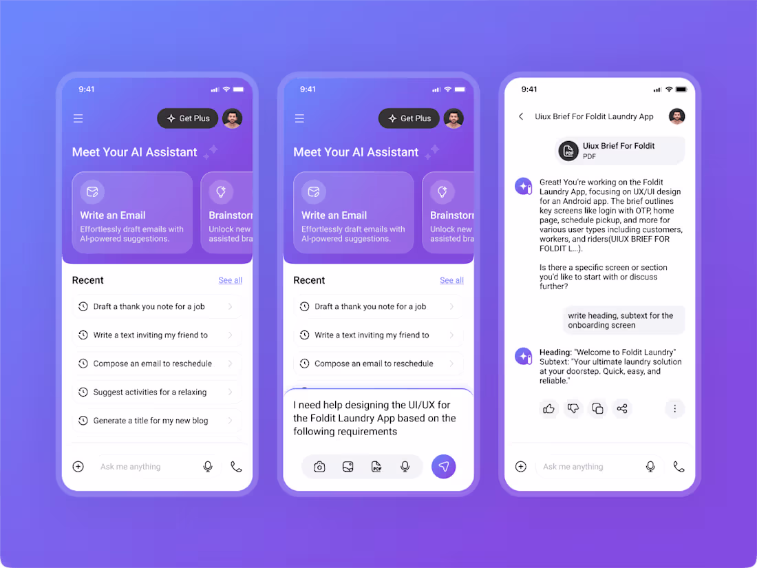 Cover image for Profondos - AI Chat GPT Mobile App