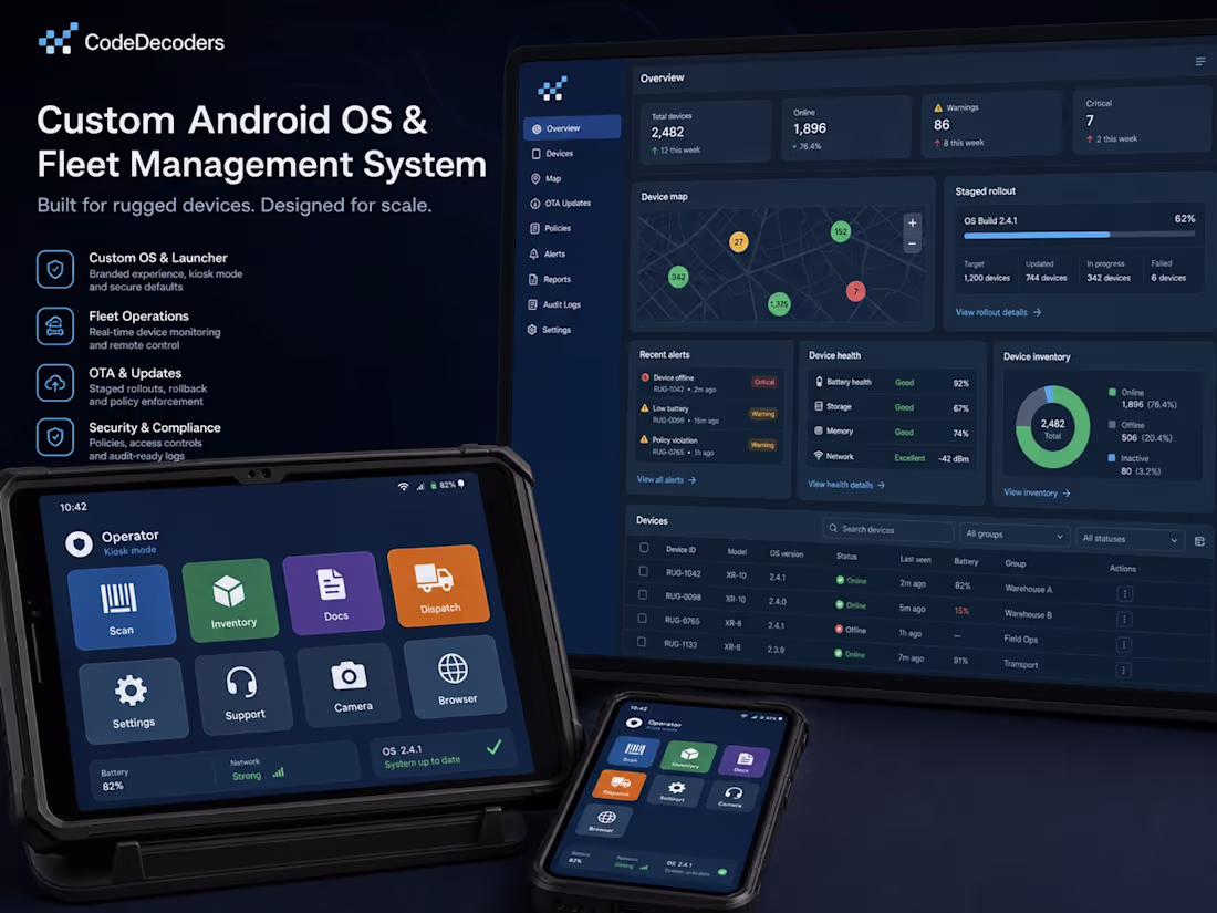 Cover image for Custom OS & Device Fleet Platform