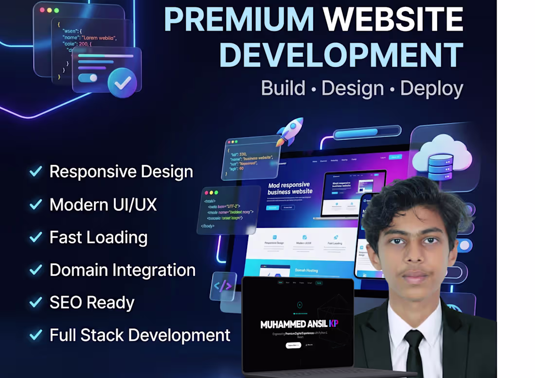 Cover image for Custom Website Development