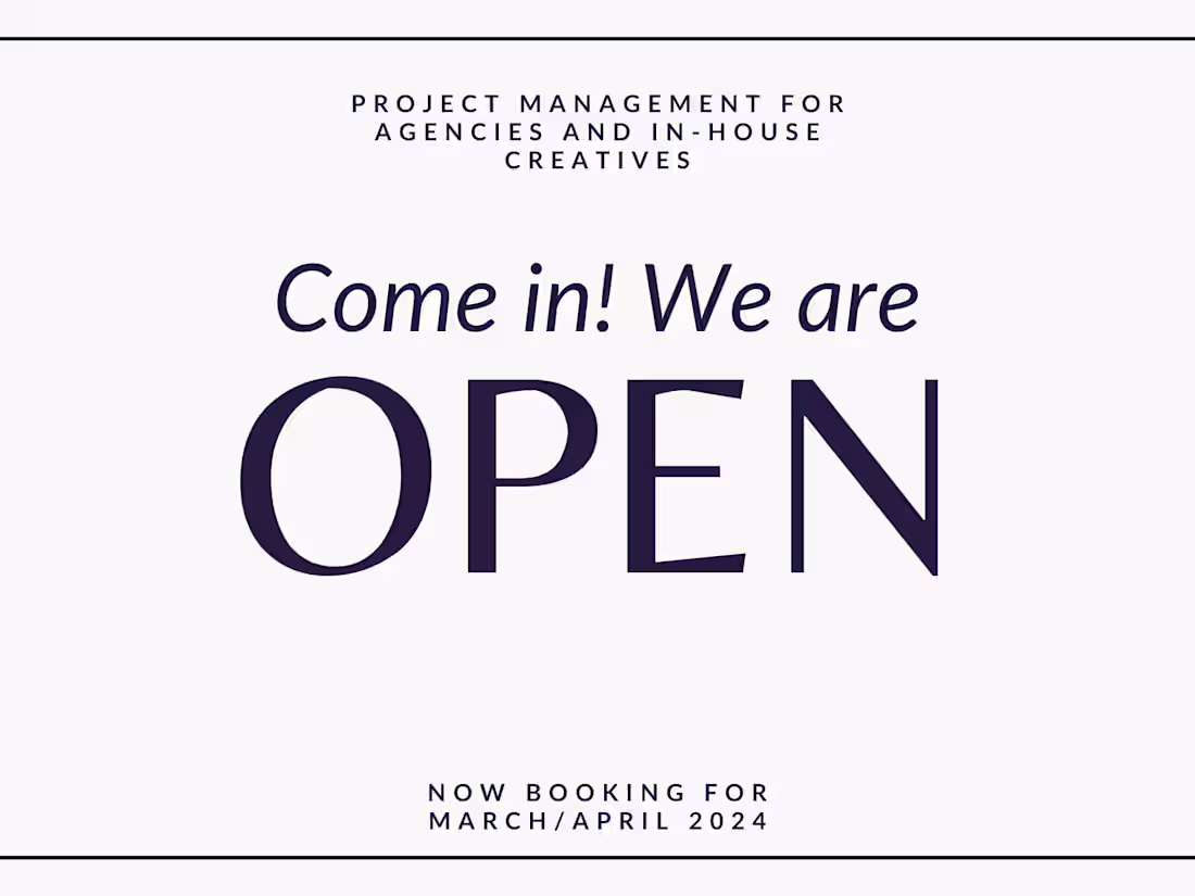 Cover image for Creative Project Management