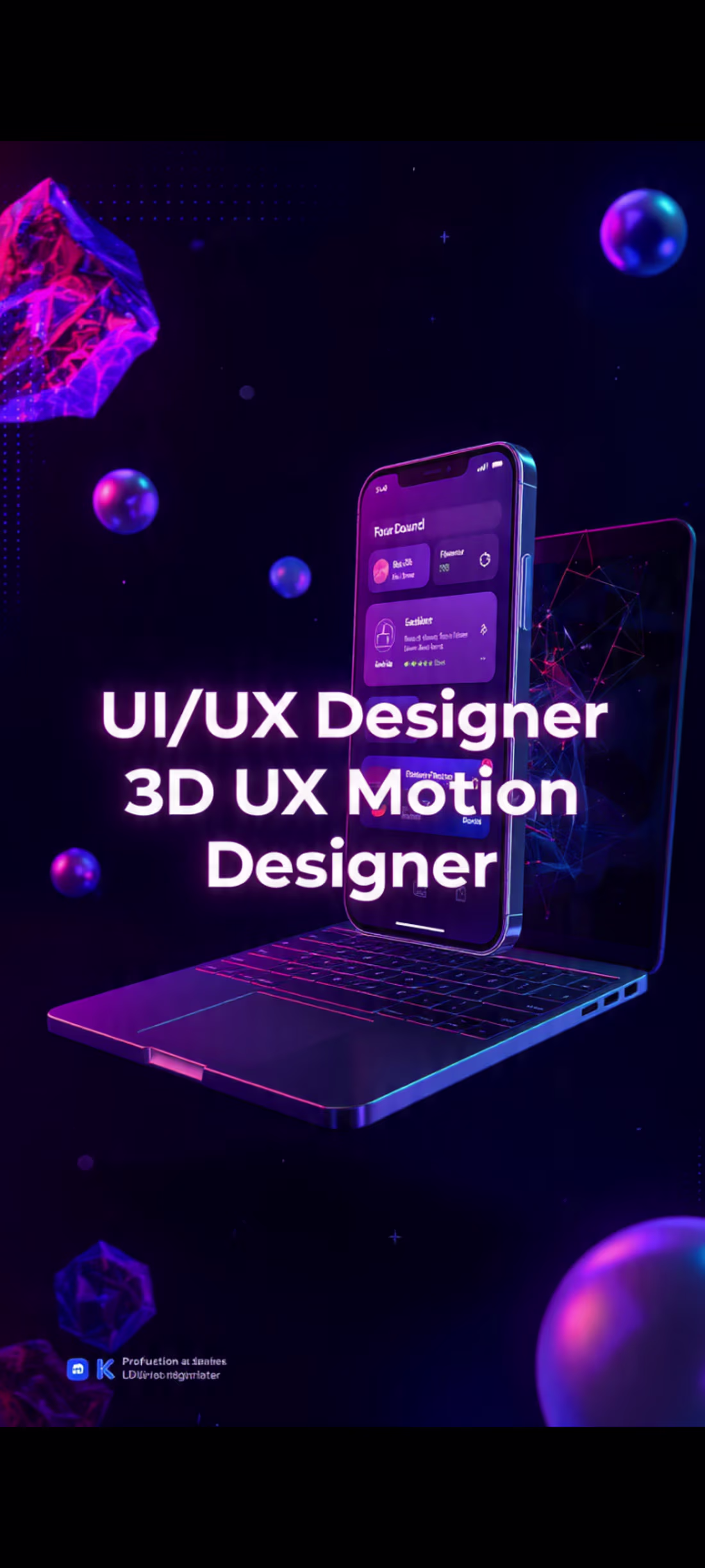 Cover image for 3d animation UI design ux