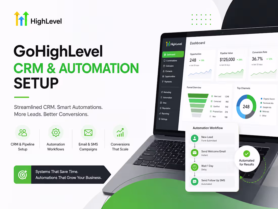 Cover image for GoHighLevel CRM & Automation Setup