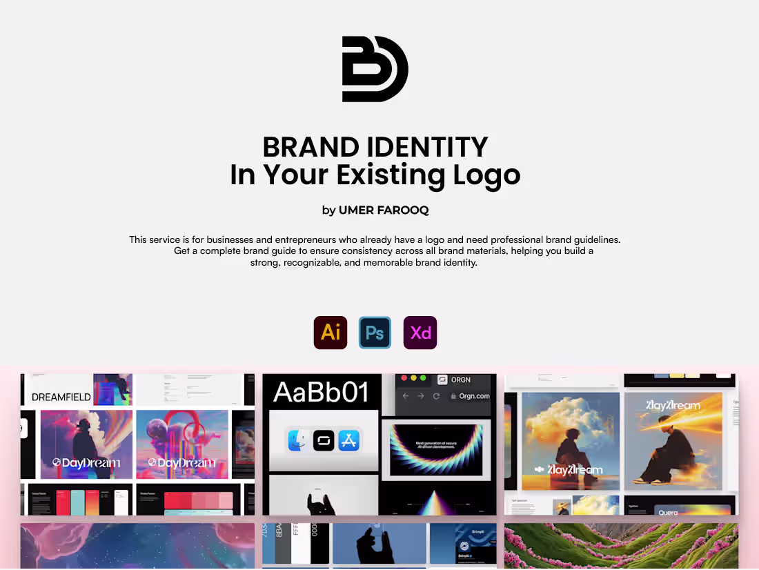 Cover image for Complete Brand GuideLine's in Your Existing Logo