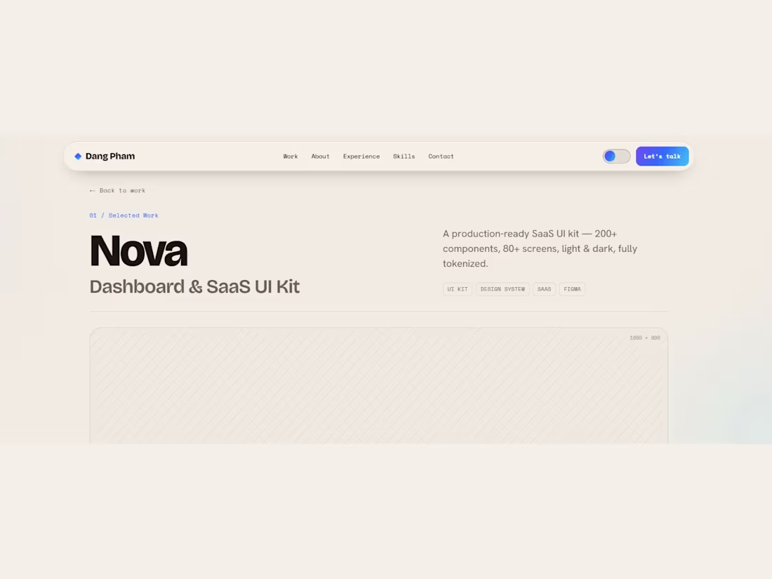 Cover image for Nova — Dashboard & SaaS