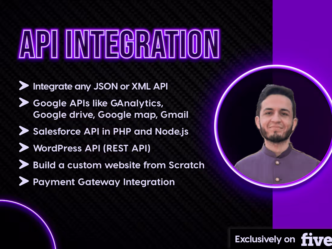 Cover image for I will do API integration, and develop a website in PHP