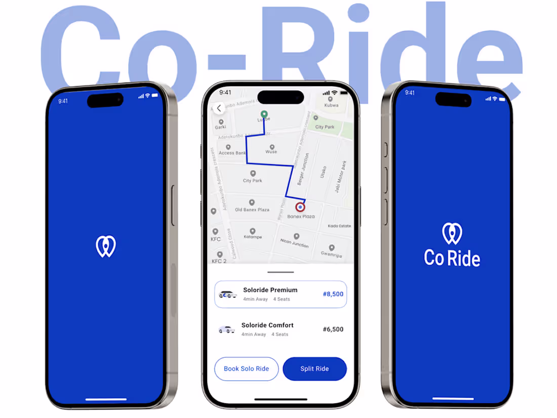 Cover image for Co-Ride - A Car Pooling Application