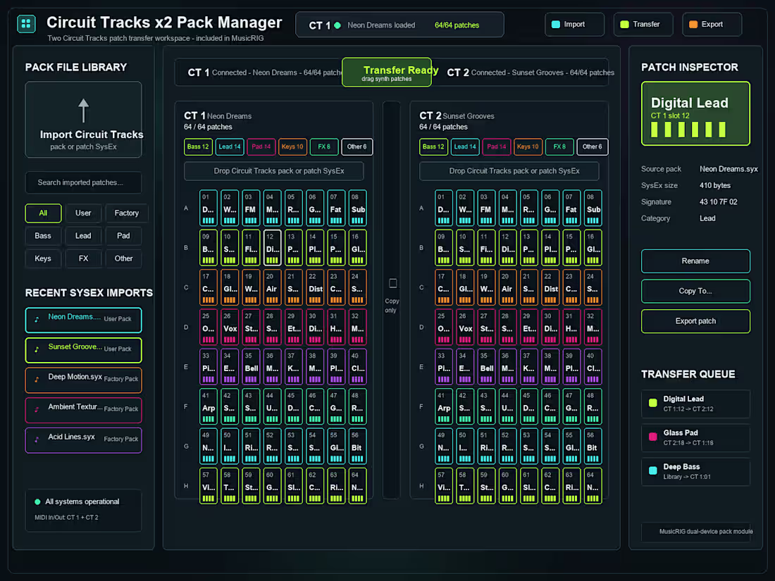 Cover image for Circuit Tracks x2 Pack Manager
Circuit