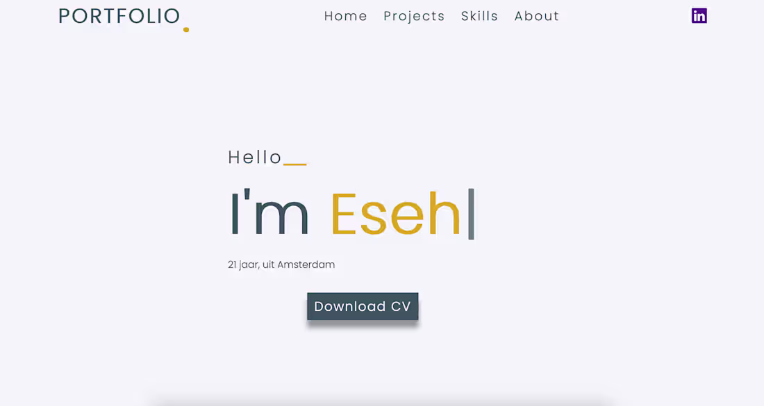 Cover image for My Portfolio Landing page 