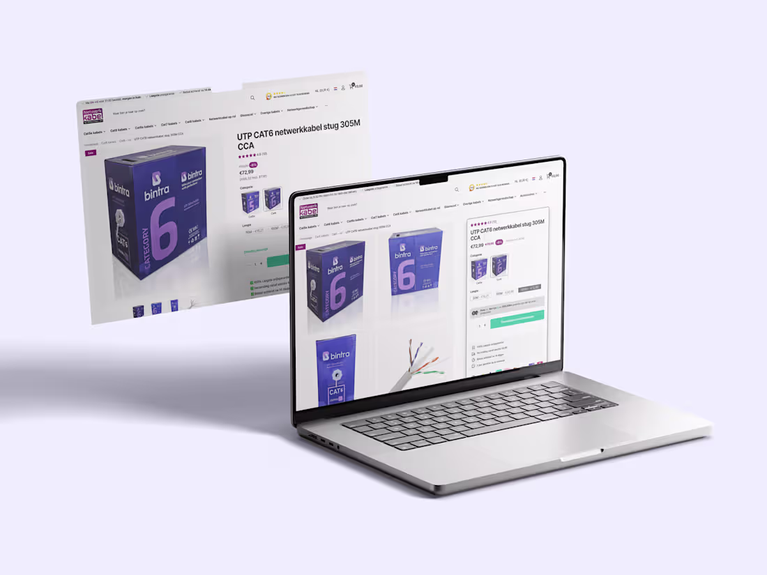 Cover image for A/B Testing & Conversion Rate Optimization – Netwerkkabel