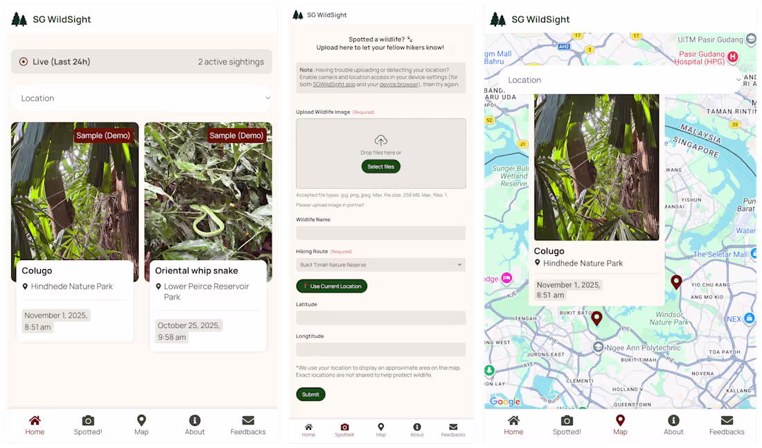 Cover image for SG WildSight Android App