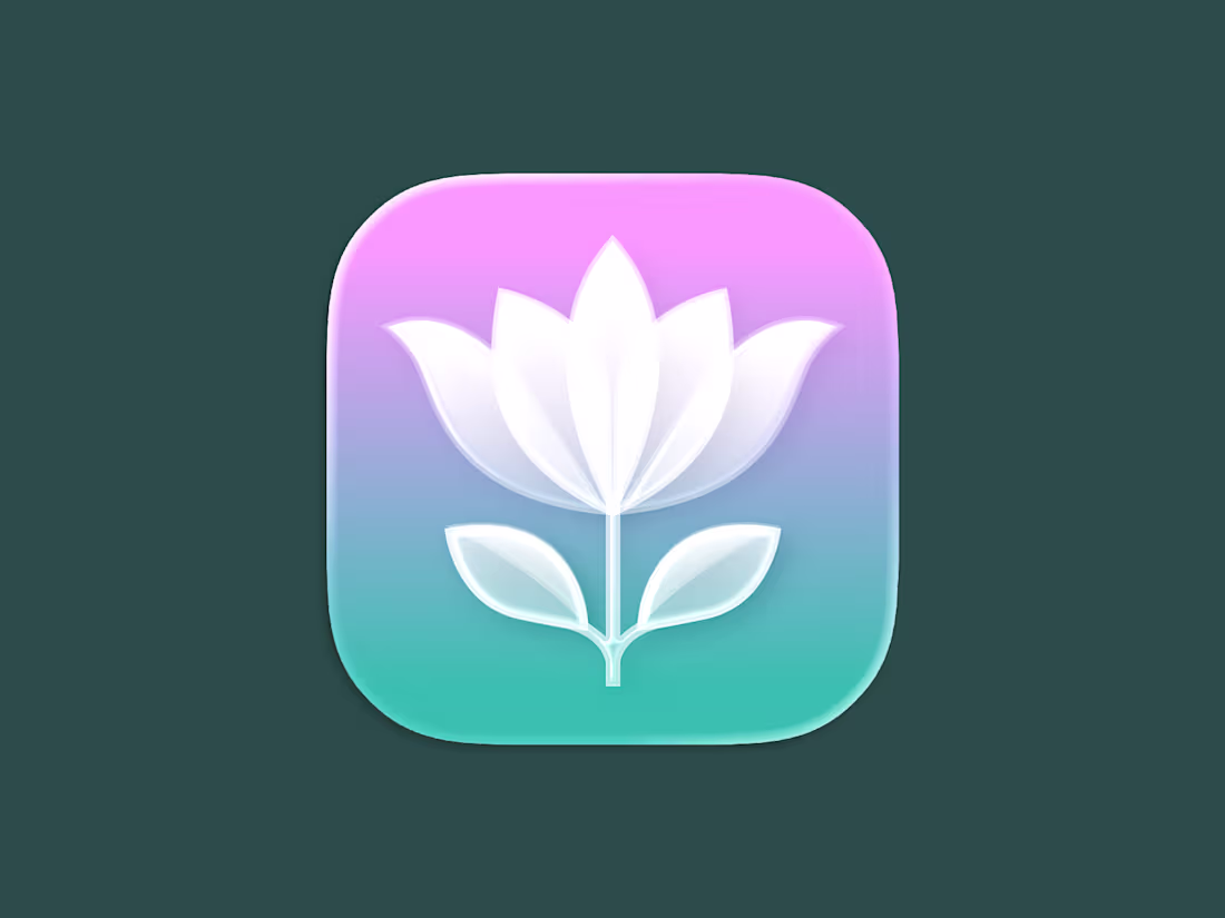 Cover image for White flower - app icon