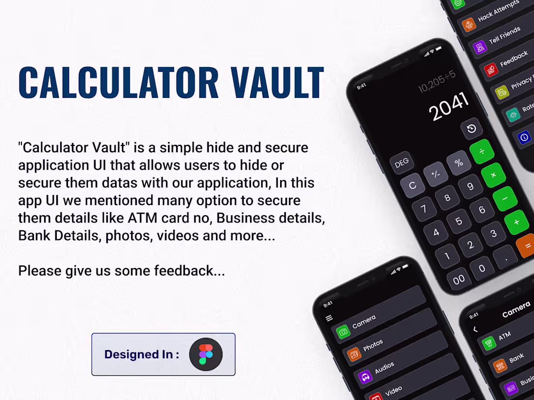 Cover image for Calculator Vault: Hide Photos, Videos