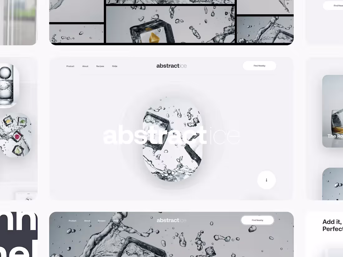 Cover image for Abstract Ice The challenge was clear, craft a marketing site...