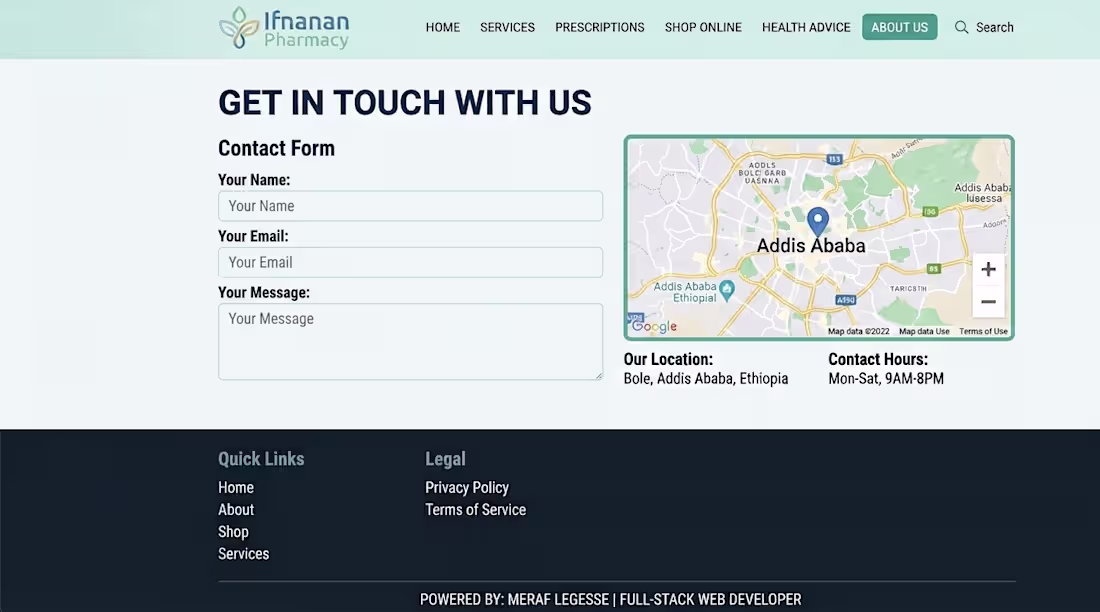 Cover image for Project Overview: Ifnanan Pharmacy
Ifnanan Pharmacy