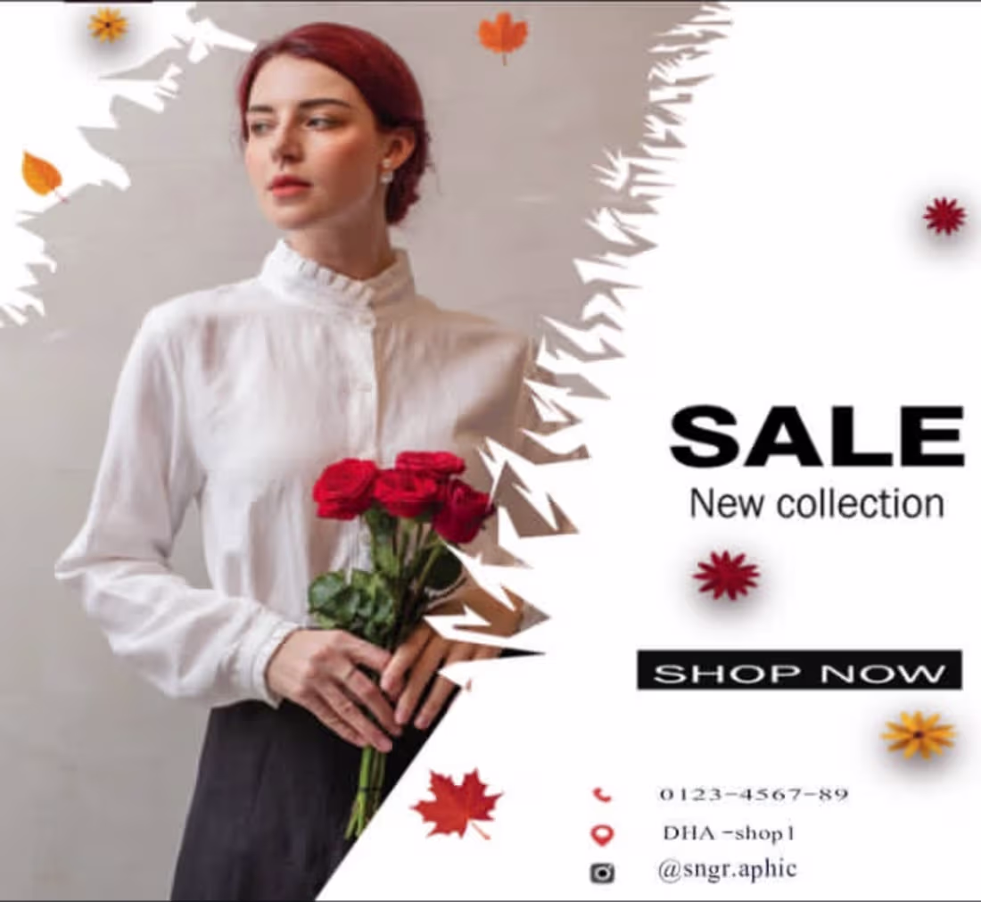 Cover image for 
Modern SALE poster design for