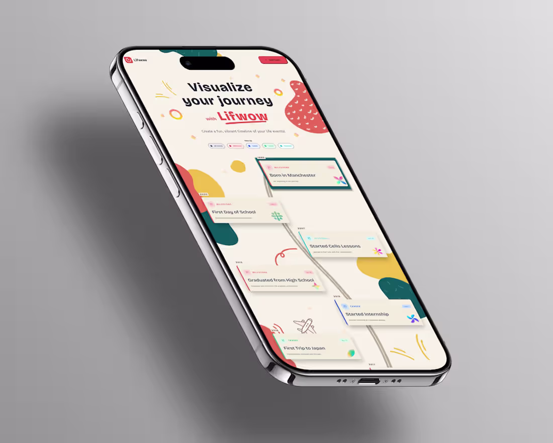 Cover image for Life-event timeline Web App