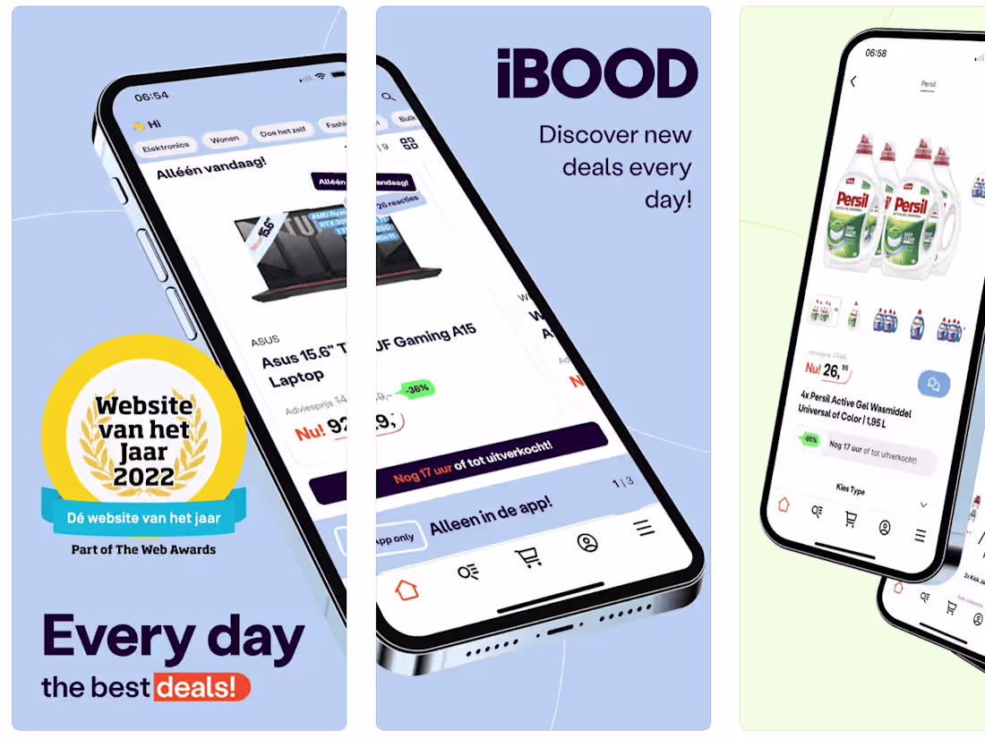 Cover image for iBOOD Flutter iOS and Android app