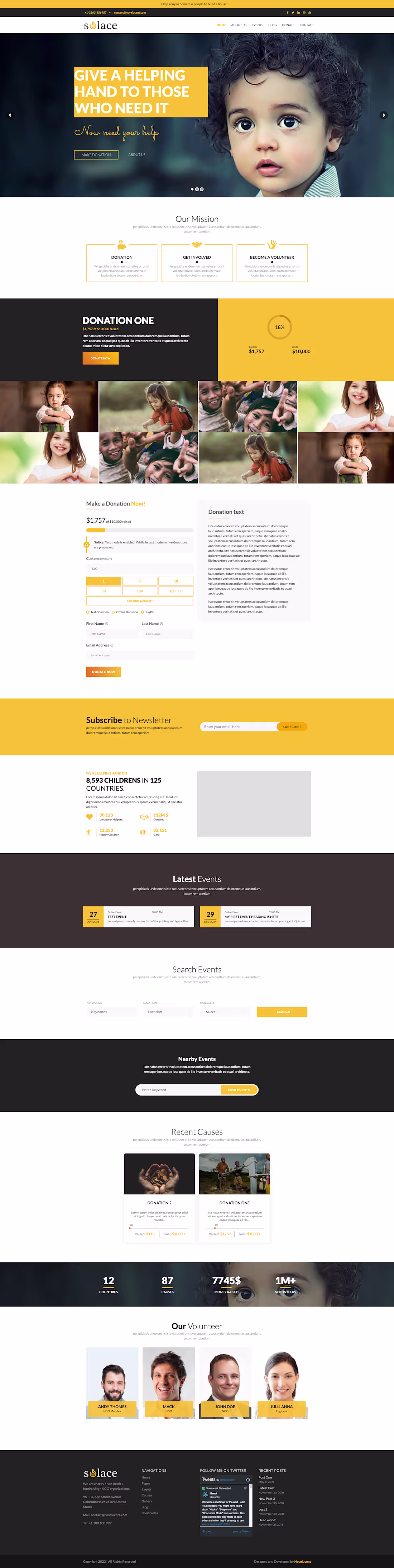 Cover image for Customizable Wordpress website theme designed