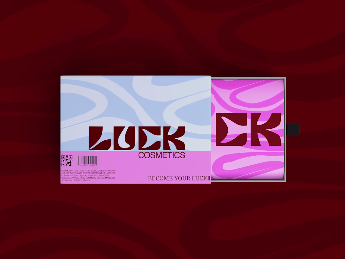 Cover image for Brand identity design for luck cosmetics. A brand that seeks...