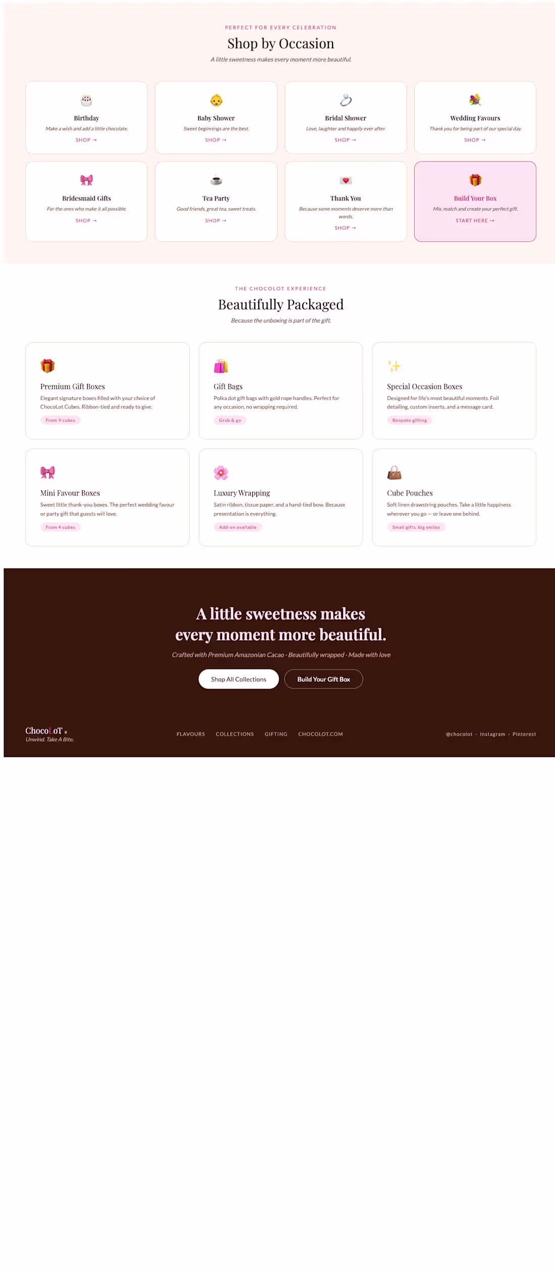 Cover image for ChocoLot — Shop by Occasion
