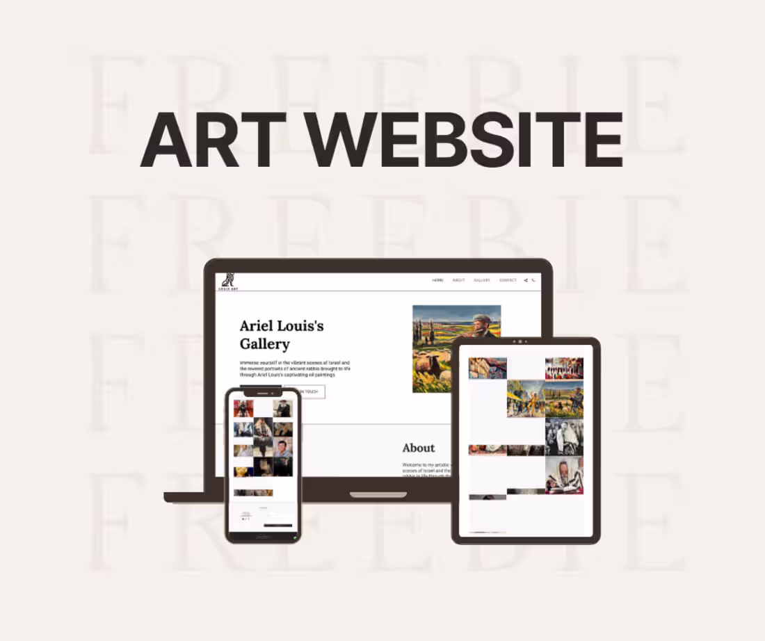 Cover image for An art website i design