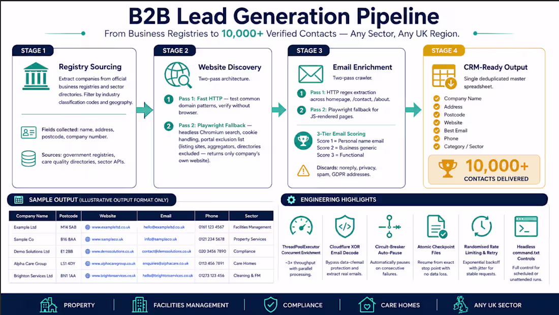 Cover image for UK B2B Lead Pipeline 