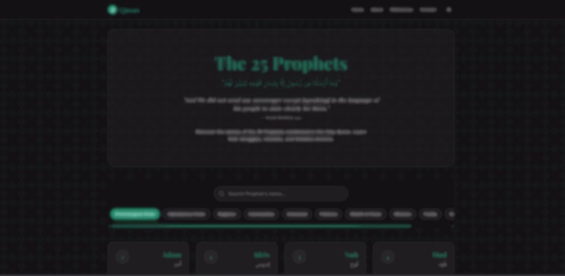 Cover image for QasasProphetic 🕋 || Islamic Site
