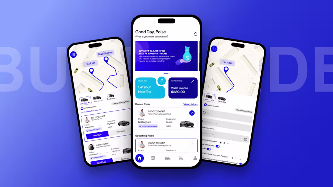 Cover image for BuddyRide — Collaborative Ride-Sharing &