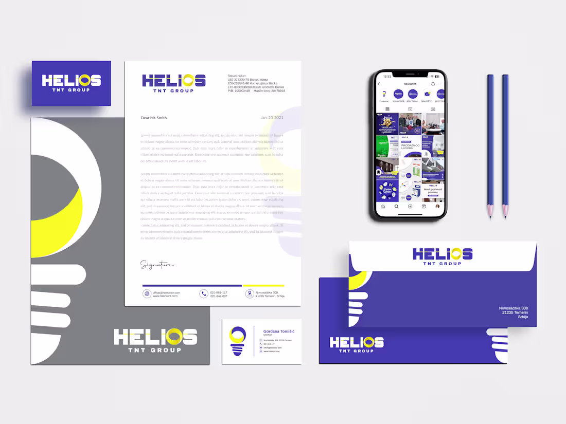 Cover image for Visual Identity for Helios