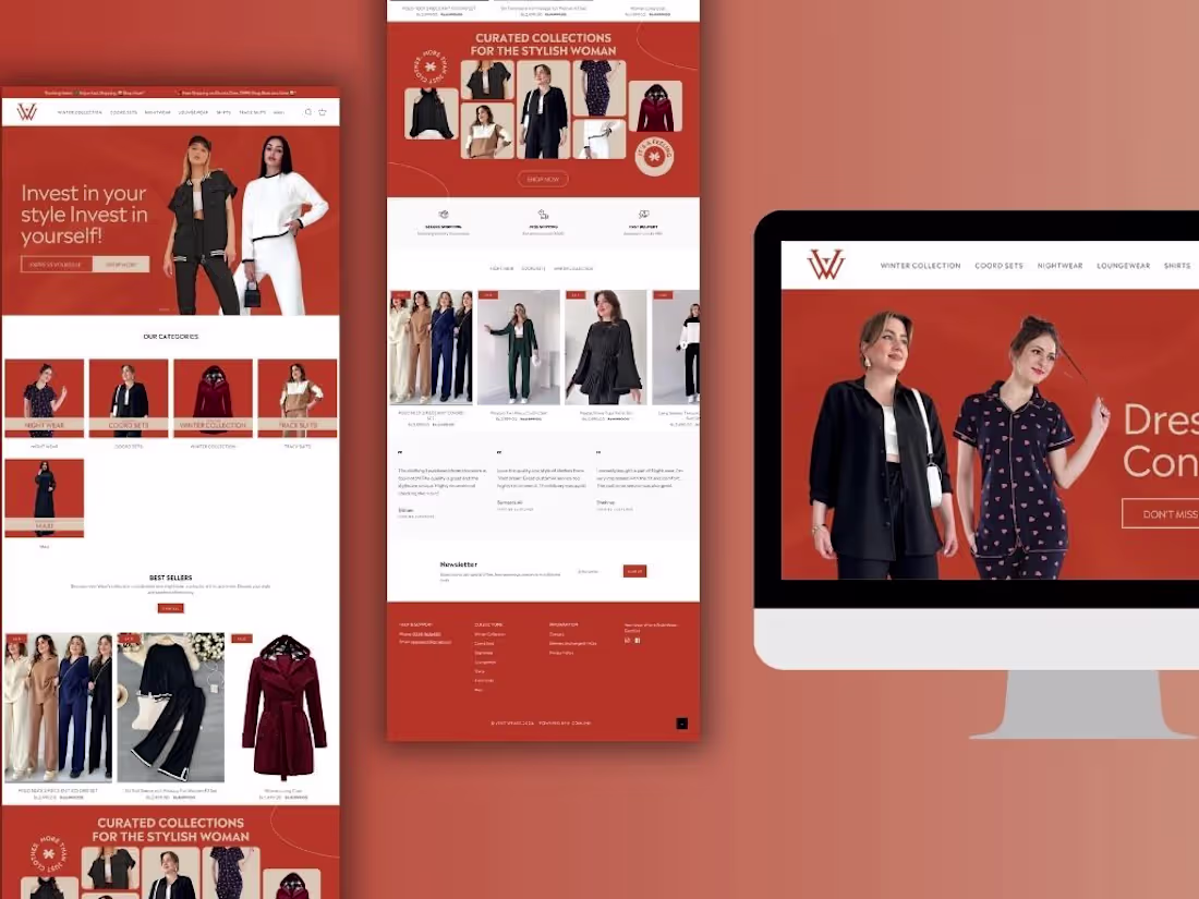 Cover image for Clothing Website Design
