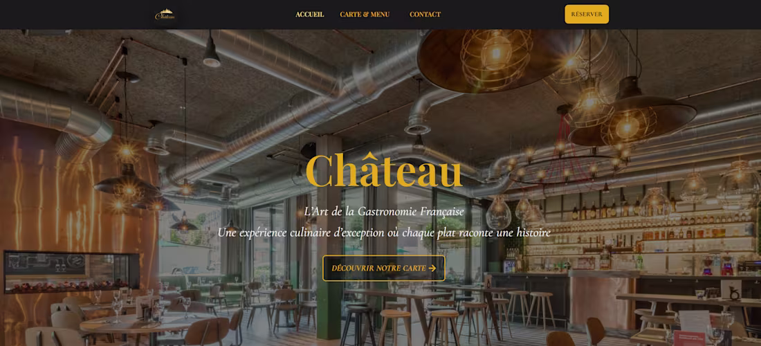 Cover image for Elegant and Responsive Restaurant Demo Website for Fine Dining