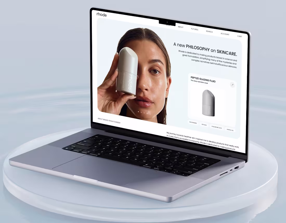 Cover image for RHODE Website | E-commerce Redesign