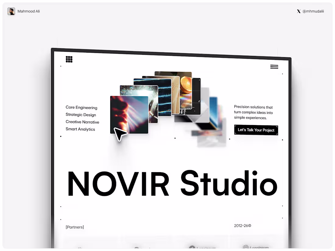 Cover image for NOVIR Studio AI Agency Framer Template