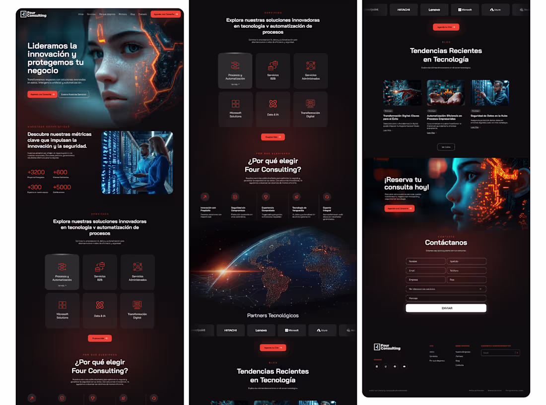 Cover image for Cybersecurity Company Web Design
