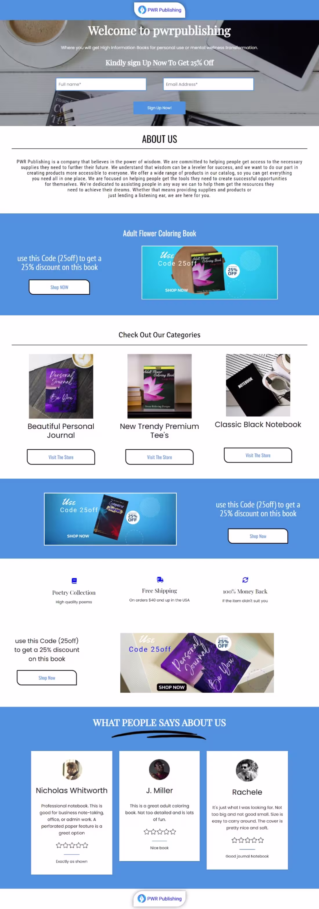 Cover image for This is a landing page