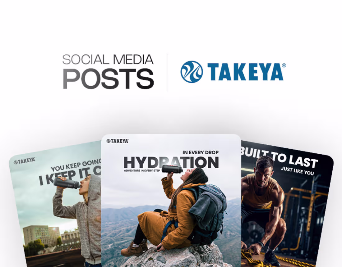 Cover image for Social Media Posts | Takeya