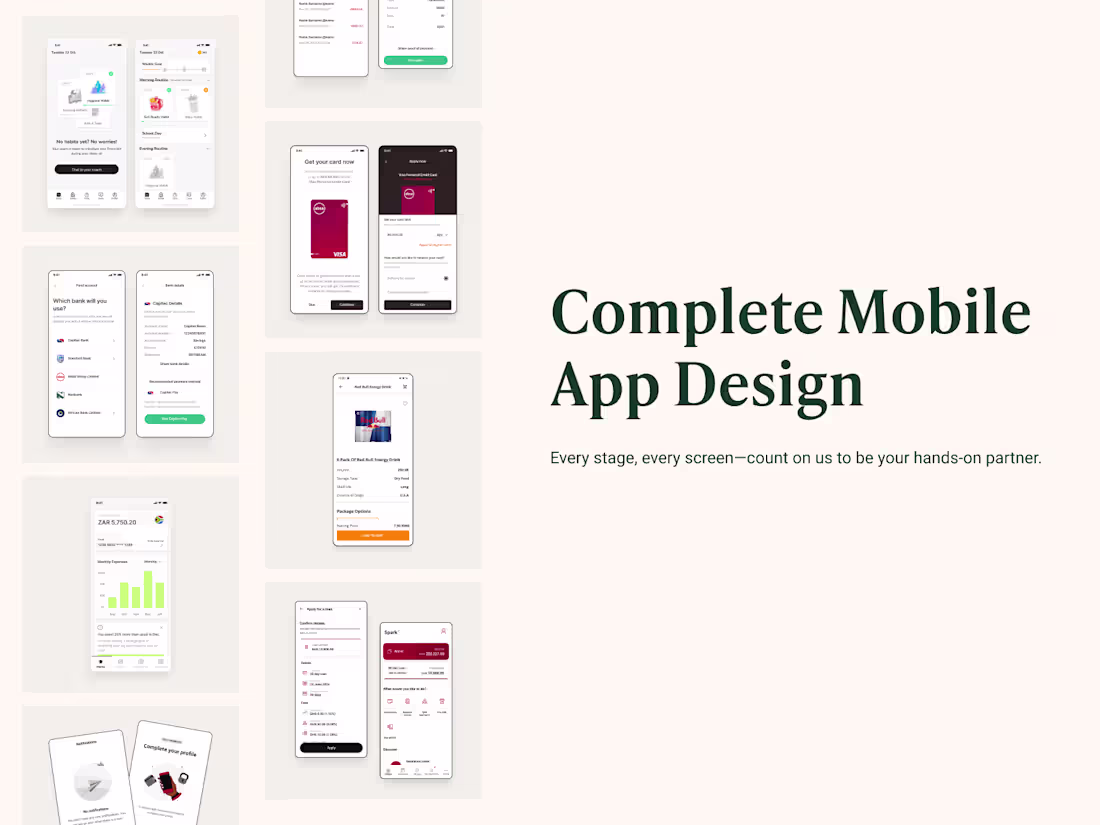 Cover image for Complete UX/UI Mobile App Design