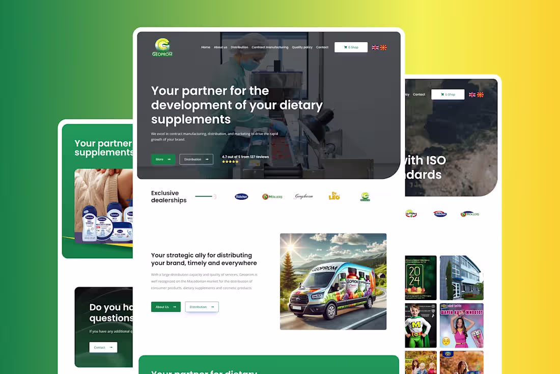 Cover image for A modern WordPress website UI/UX