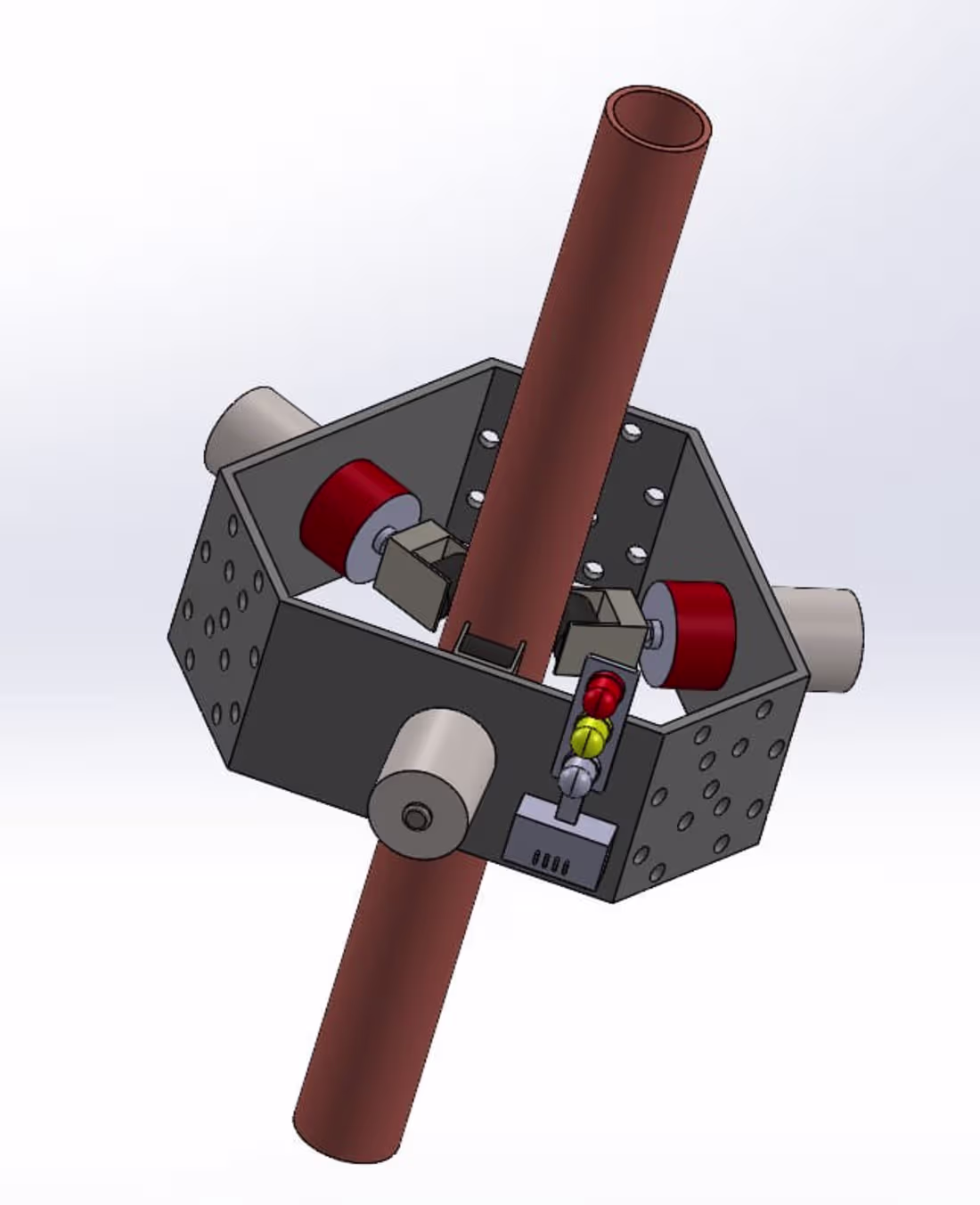 Cover image for Pipe or Pipe-Climbing Robot
1. Central