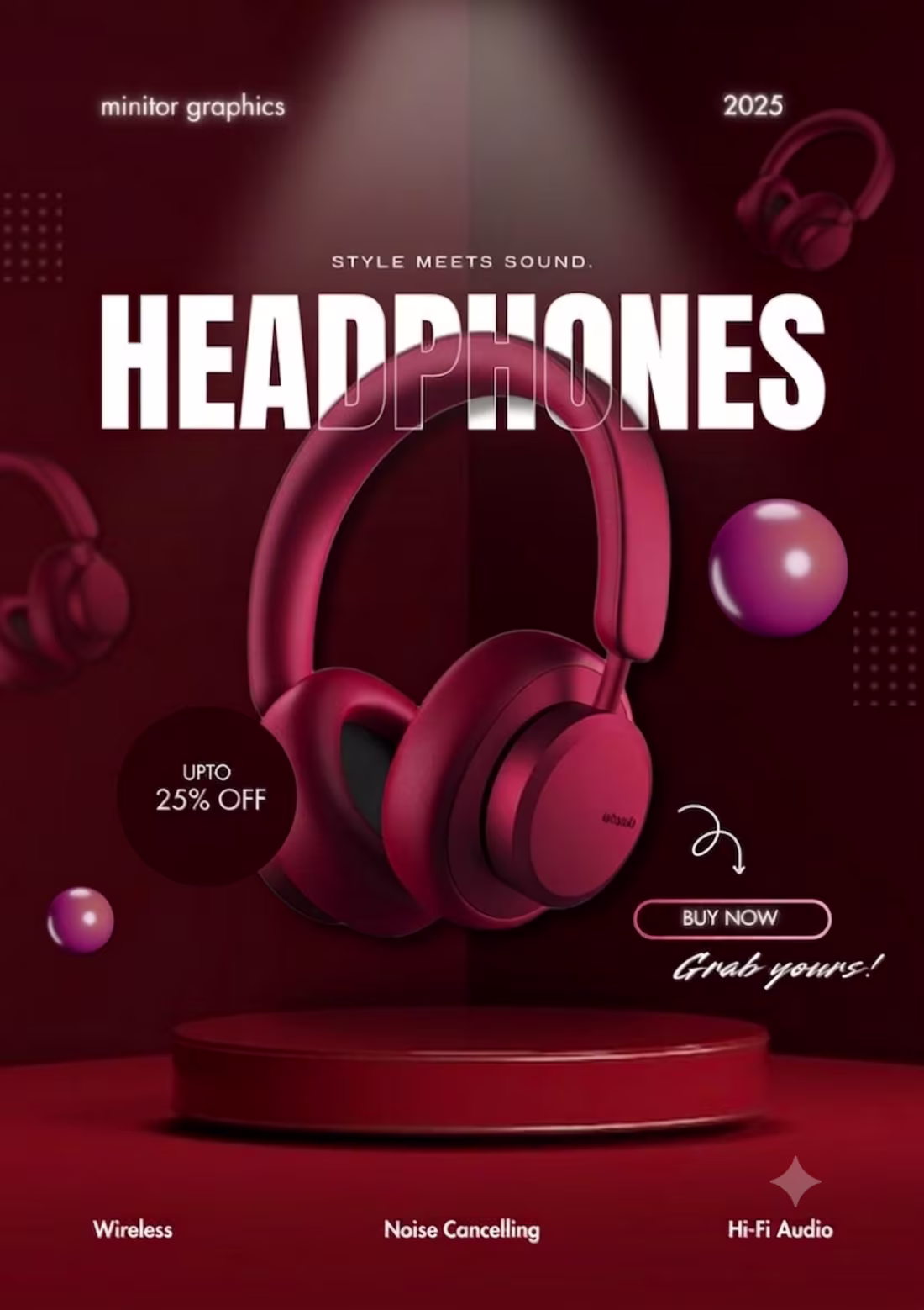 Cover image for An eye-catching graphical advertisement with