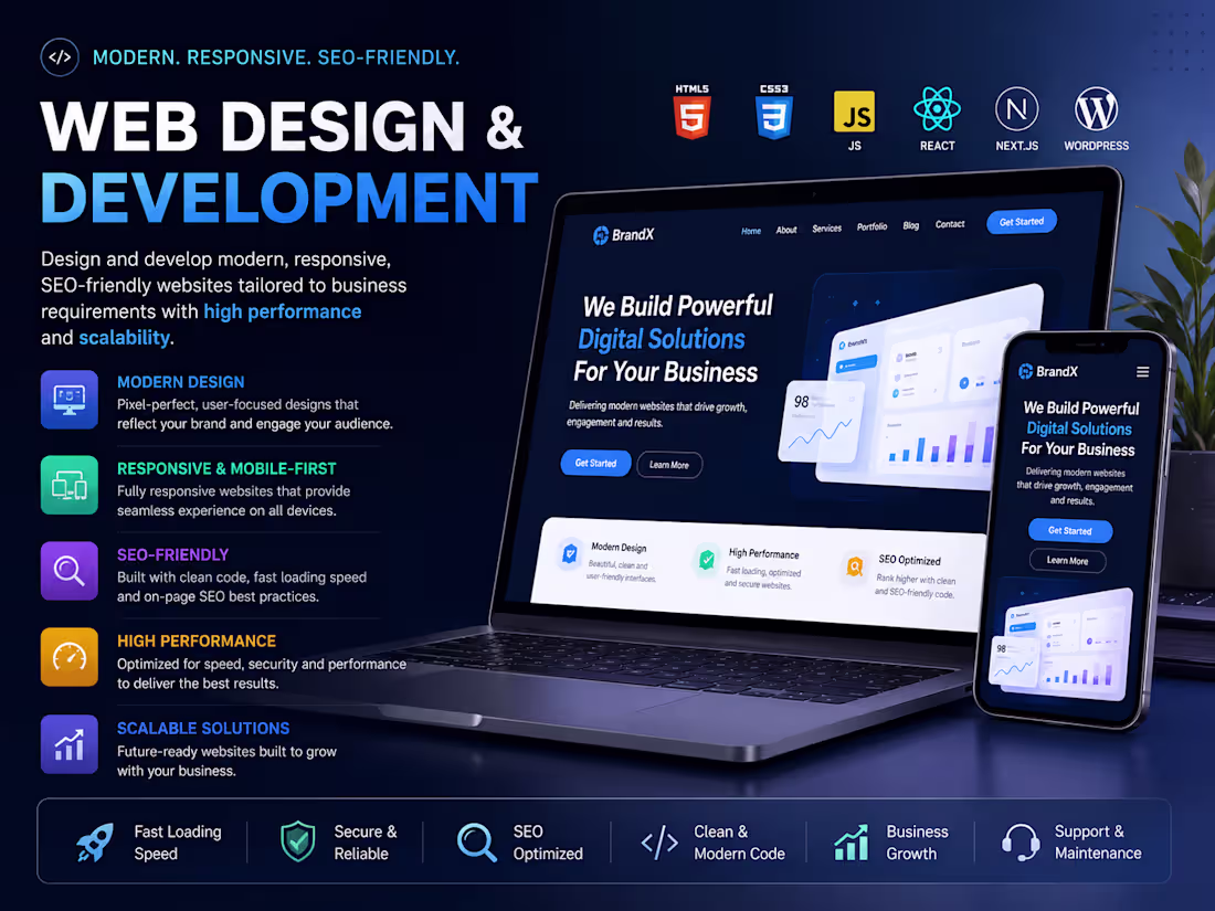 Cover image for Custom Website Development