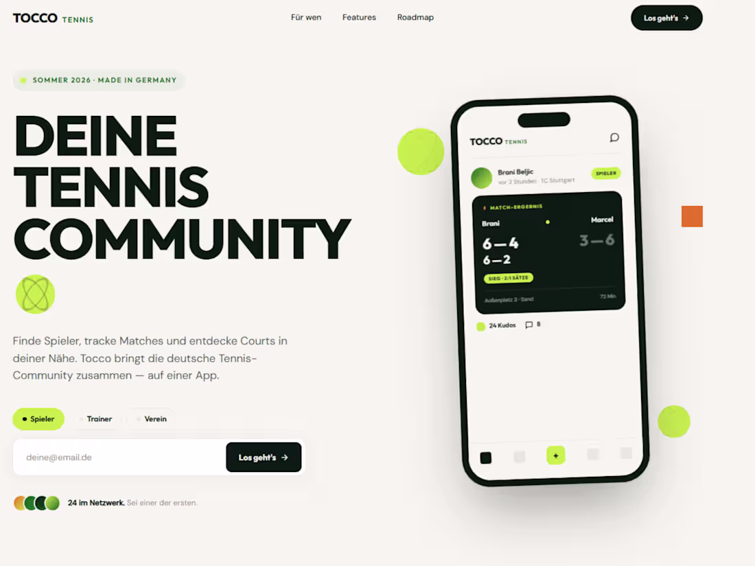 Cover image for Landing page and waitlist for