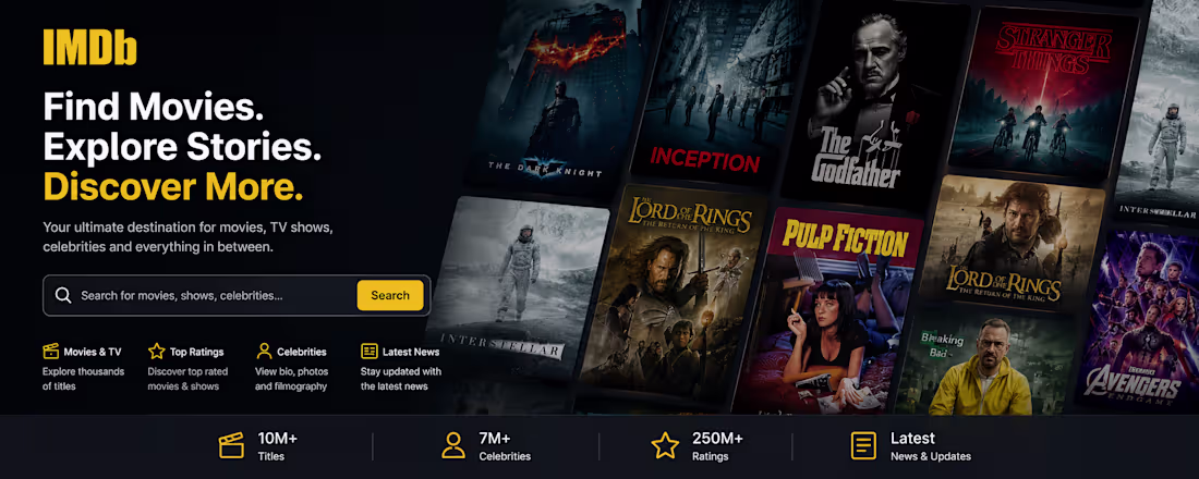 Cover image for IMDb Clone is a modern